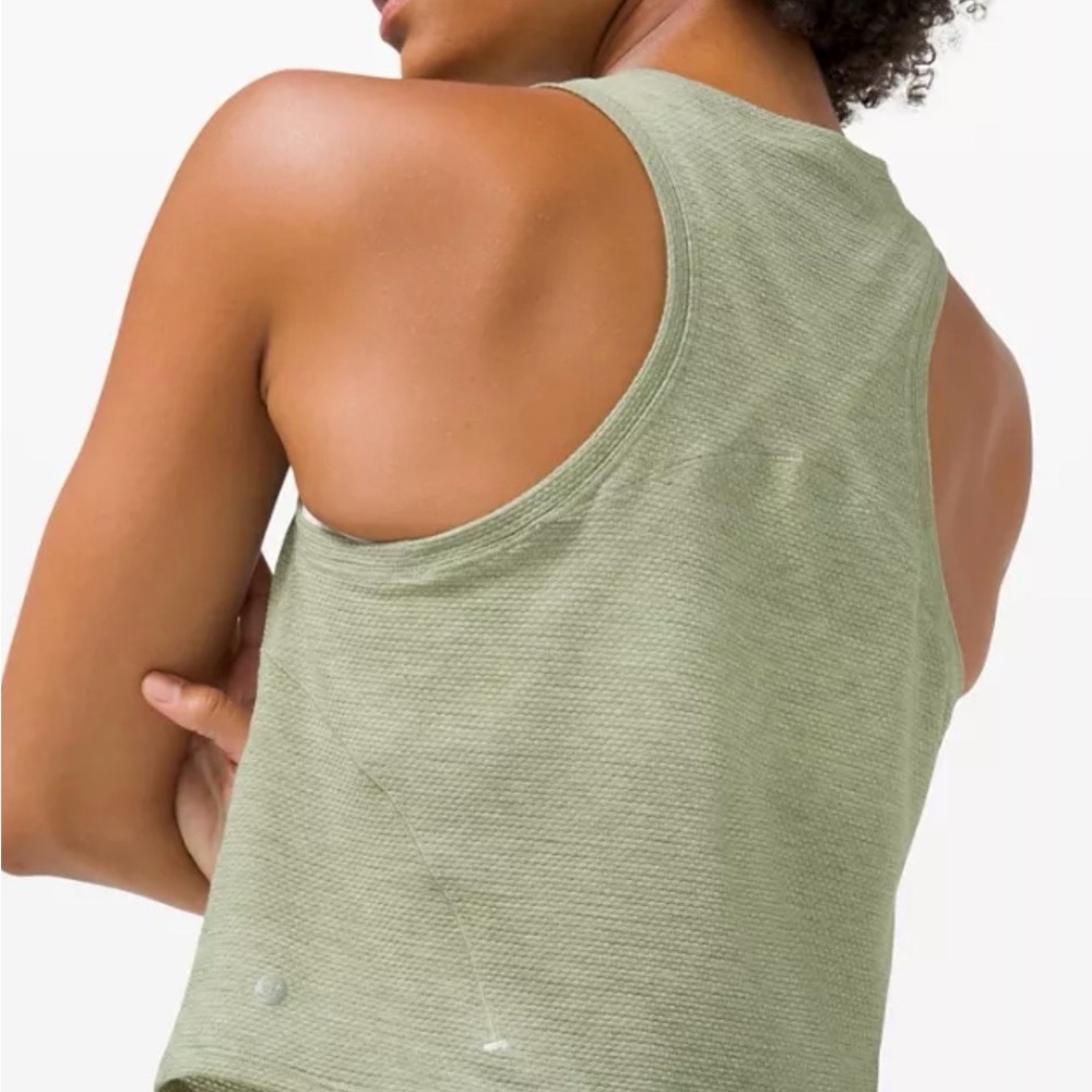 Lululemon Run and Train Cropped Racerback Tank - Picture 3 of 5